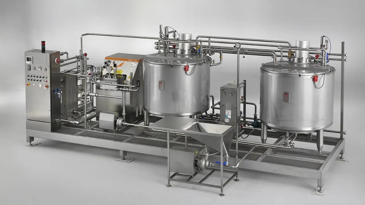 Milk processing plant