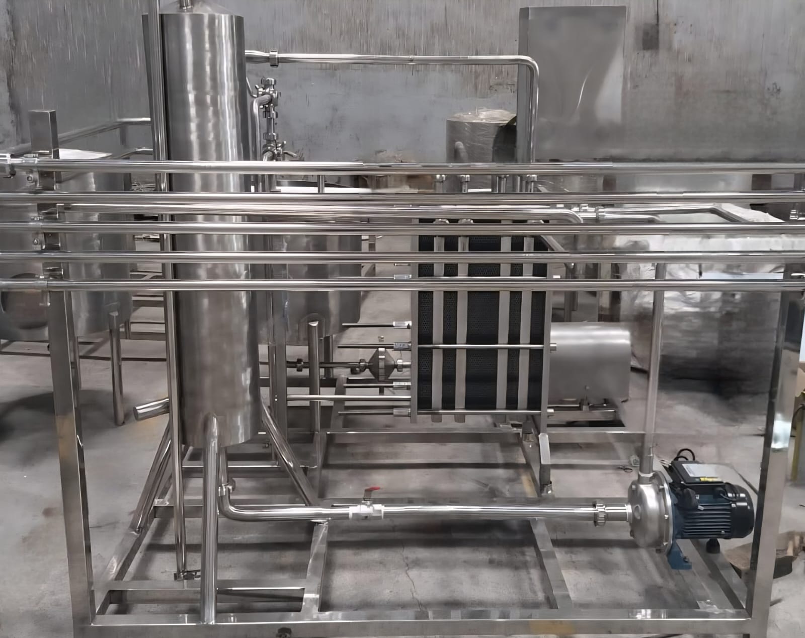 BDM-500 LPH Milk Pasteurizer